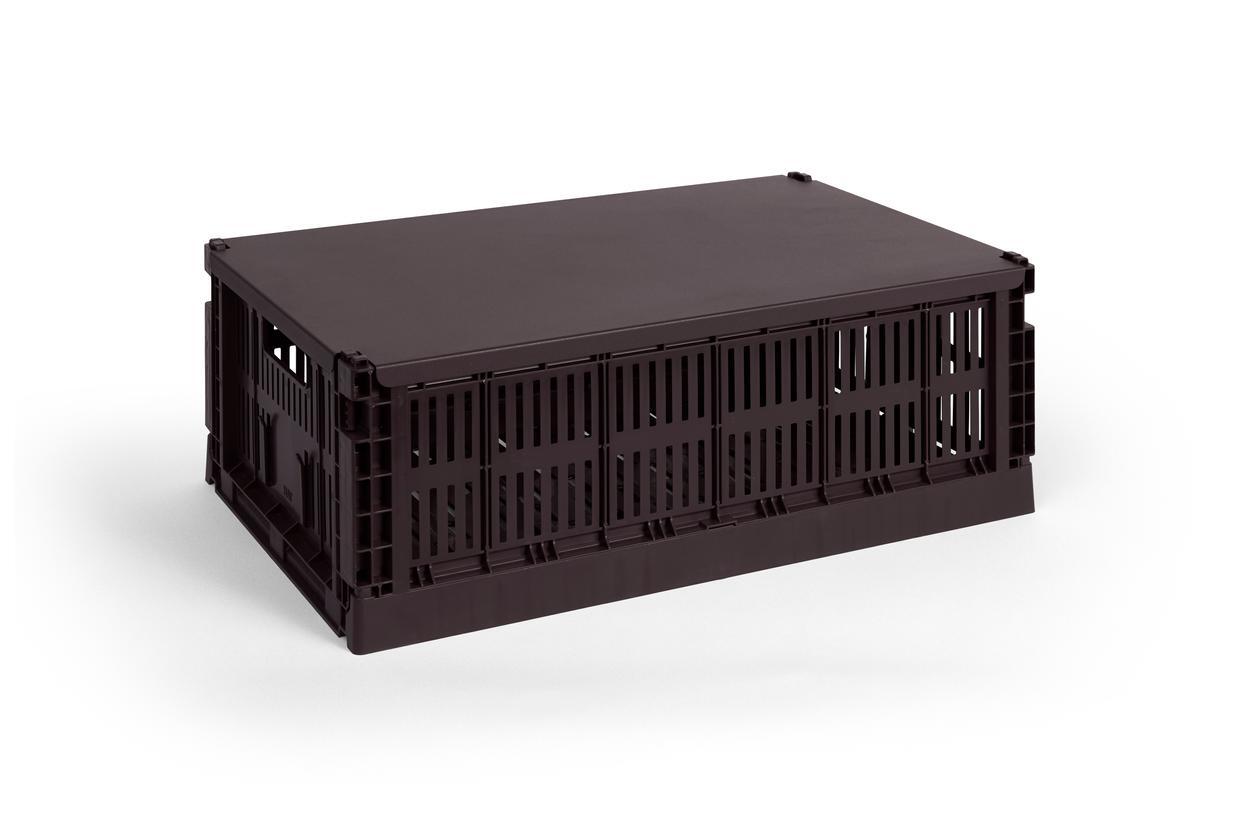 Colour Crate Metal låg - Bordeaux